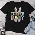 Teacher Bunny Reading Teacher Easter Spring Women T-shirt Funny Gifts