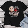 That's My Nephew Out There Baseball Aunt Auntie Mother's Day Women T-shirt Funny Gifts