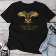 Historia Romana Antigua Constantino El Grande Spqr Rome Camiseta de mujer Regalos divertidos