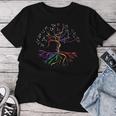 Tree Life Rainbow Lgbt Cool Gay Pride Flag Ally Women T-shirt Funny Gifts