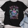 Turtle Sea Ocean Cute Just A Girl Who Loves Turtles Women T-shirt Unique Gifts