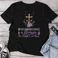 Never Underestimate A Woman With A Prayer & A Plan Deaconess Women T-shirt Funny Gifts