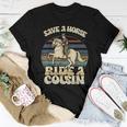 Vintage Sayings Save A Horse Ride A Cousin Women T-shirt Funny Gifts