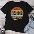 Vintage Made In 1986 Hombre Hecho En 1986 Camiseta de mujer Regalos divertidos