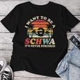 I Want To Be A Schwa It's Never Stressed Teacher Student Women T-shirt Personalized Gifts