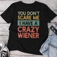 Wiener Hund Dackel Mama Papa Retro Hundebesitzer Lustige T-shirt Frauen Lustige Geschenke