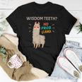 Wisdom Th No Probllama Tooth Removal Recovery Women T-shirt Funny Gifts