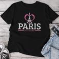 Women's Paris France Eiffel Tower Souvenir T-shirt Frauen Lustige Geschenke