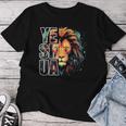 Yeshua Lion Of Judah Fear Bible Christian Religious Women T-shirt Unique Gifts