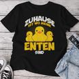 Zuhause Ist Wo Meine Enten Sind Ducks T-shirt Frauen Lustige Geschenke