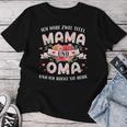 Zwei Titel Mama Oma Zum Muttertag Geburtstag Weihnachten T-shirt Frauen Lustige Geschenke