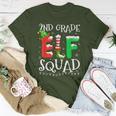 2Nd Grade Elf Squad Teacher Christmas Students Women T-shirt Funny Gifts