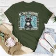 Merry Christmas Cat Cat Mom Meowy Christmas Mew Year Women T-shirt Funny Gifts