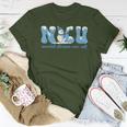 Winter Nicu Nurse Xmas Snowman Neonatal Intensive Care Unit Women T-shirt Unique Gifts