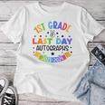 2024 Last Day Of School Autograph 1St Grade Graduation Party Women T-shirt Personalized Gifts