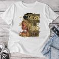 Afro Girl Melanin Black Girl Even In The Midst Of My Storm Women T-shirt Unique Gifts
