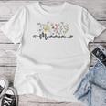 Best Mommom Ever Blessed Mommom Wildflower Mommom Women T-shirt Funny Gifts
