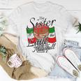 Big Sister Of Little Meatball Italian Theme 1St Birthday Women T-shirt Unique Gifts