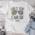 Cancun Girls Trip 2024 Summer Vacation Girls Beach Weekend Women T-shirt Funny Gifts