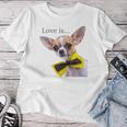 Chihuahua Hund Mama Papa Liebe Haustier Welpen ChiuauahaRaglan T-shirt Frauen Lustige Geschenke