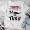 Die Wichtigen Nennen Mich Mama Und Oma Mama Grandma Gray T-shirt Frauen Lustige Geschenke