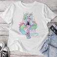 Dragon Fille Drôle Pastel Japon L'anime Esthétique Japonais T-shirt femme Cadeaux drôles