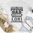 Family Father's Day Dad Daughter Lori Name Men Women T-shirt Funny Gifts