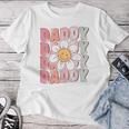 Groovy Daddy Matching Family Birthday Party Daisy Flower Women T-shirt Funny Gifts