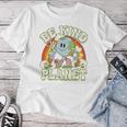 Groovy Earth Day Be Kind To Our Planet Retro Environmental Women T-shirt Unique Gifts