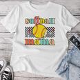 Groovy Retro Softball Mom Mama Sport Lover Women T-shirt Unique Gifts
