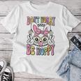 Happy Easter Groovy Bunny Face Don't Worry Be Hoppy Women Women T-shirt Funny Gifts