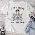 Just A Who Love Yoga Vintage For Womens Women T-shirt Funny Gifts