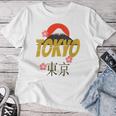 Kanji Tokyo Dans Le Japonais Du Mont Fuji Japon T-shirt femme Cadeaux drôles