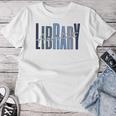 Librarian Vintage Book Reader Library Assistant Women T-shirt Unique Gifts