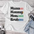 Mama Mama Mama Bruh Floral Boy Mama Erstes Mal Muttertag T-shirt Frauen Lustige Geschenke