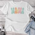 Mama Est 2024 Wird Zur Mama Mom Life Baby Reveal Befördert T-shirt Frauen Lustige Geschenke