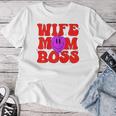 Mama Frau Boss Unschlagbar Mutterschaft Mama Leben T-shirt Frauen Lustige Geschenke