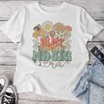 In My Med Surg Era Floral Hippie Groovy Retro Daisy Nurse Women T-shirt Personalized Gifts
