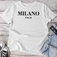Milano Italia Retro Preppy Italy Girls Milan Souvenir Women T-shirt Personalized Gifts