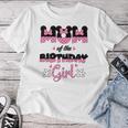 Mom And Dad Birthday Girl Mouse Family Matching Women T-shirt Funny Gifts
