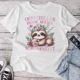 Mutter Faultier Mit Kind Offizielles Beste Mama Schlaf T-shirt Frauen Lustige Geschenke