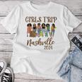 Nashville Girls Trip 2024 Weekend Vacation Matching Women T-shirt Funny Gifts
