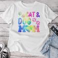 Pet Cat Mom Dog Mom Mother's Day Fur Mama Mommy Pet Lover Women T-shirt Personalized Gifts