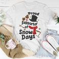 Proud Supporter Of Snow Days Teacher Women T-shirt Personalized Gifts