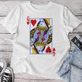 Queen Of Hearts Feminist For Playing Cards Women T-shirt Unique Gifts