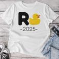 Renten 2025 Ruhestand Pensionär Papa 2025 Ruhestand Mutter T-shirt Frauen Lustige Geschenke