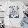 He Is Risen Rizzin' Easter Jesus Christian Faith Basketball Women T-shirt Unique Gifts