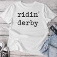 Talk Derby To Me Horse Racing Ridin Derby 2024 Women Women T-shirt Funny Gifts