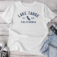 Vintage Lake Tahoe California Souvenir Retro Women T-shirt Funny Gifts