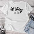Wife Est 2024 Just Married Honeymoon Husband Wedding Couple Women T-shirt Unique Gifts